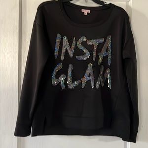 Juicy Couture shirt embellished with sequins,